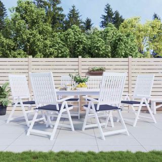 euroaluse istmepadjad 6 tk tumesinine 40x40x4 cm oxford kangas
