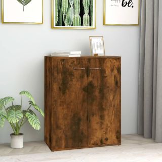 puhvetkapp, suitsutatud tamm, 60 x 30 x 75 cm, tehispuit