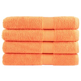 полотенца SOLUND 4 шт., оранжевые, 100x200 см, 600 г/м²