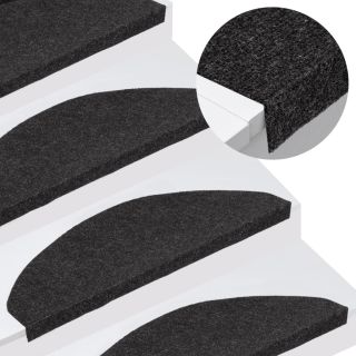 isekleepuv trepivaip, 15 tk, 65x22,5x3,5 cm, must