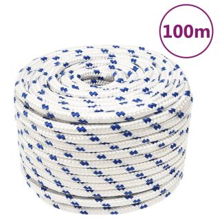 paadiköis, valge, 12 mm, 100 m, polüpropüleen