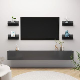 seinariiulid 4 tk, hall, 40x11.5x18 cm, tehispuit