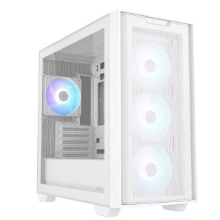 Case|ASUS|A21 PLUS|MidiTower|Case product features Transparent panel|Not included|MicroATX|MiniITX|Colour White|A21PLUSTGARGBWHITE