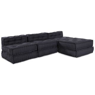 Modulaarne Pouf 4 tk Antratsiit Kangas