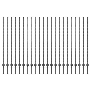 aiapostid 44 tk U-kanal hall 200 cm teras