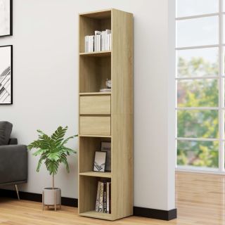 Книжная полка Sonoma дуб 36 x 30 x 171 см искусственное дерево