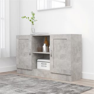 puhvetkapp, betoonhall 120 x 30,5 x 70 cm tehispuit