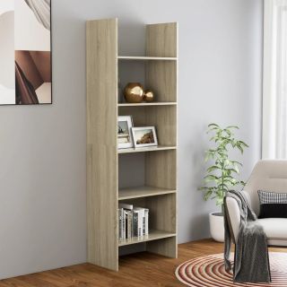 Книжная полка Sonoma дуб, 60 x 35 x 180 см, искусственное дерево