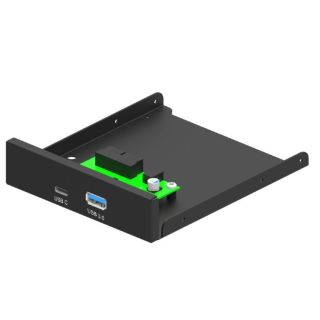 CASE ACC FRONT 3.5 PANEL/USB 2P FDI3-U3C-01 GEMBRID