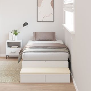 Hoiuvoodi Raam Valge 100x200 cm