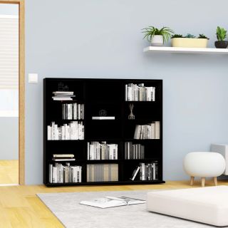 CD-kapp, must, 100 x 23 x 89,5 cm, tehispuit
