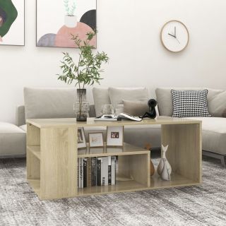 журнальный столик, дуб Сонома, 100 x 50 x 40 см, искусственное дерево
