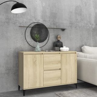 puhvetkapp, Sonoma tamm, 104 x 35 x 70 cm, tehispuit