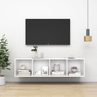 seina telerikapp, valge, 37 x 37 x 142,5 cm, tehispuit