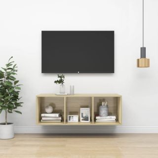 seina telerikapp, Sonoma tamm, 37 x 37 x 107 cm, tehispuit