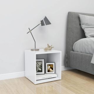 telerikapp, valge, 37 x 35 x 37 cm, puitlaastplaat