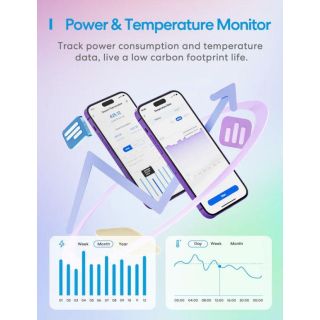 SMART HOME WI-FI THERMOSTAT/HEAT.&COOLING MTS200BHK MEROSS