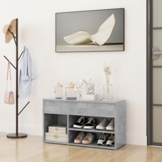 jalatsipink, betoonhall, 80 x 30 x 45 cm, tehispuit