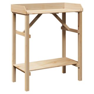 Aianduse Töölaud 75x40x90 cm Tahke Puit Mänd