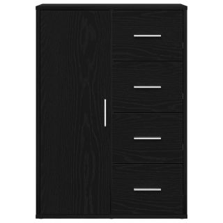Kõrvalkapp Must Oak 60x31x84 cm Töödeldud Puit