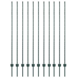 aiapostid 11 tk U-kanal Roheline 150 cm terasest