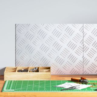Alumiiniumist kontrollplaatide komplekt - 2 tk, libisemiskindel, 40x30 cm