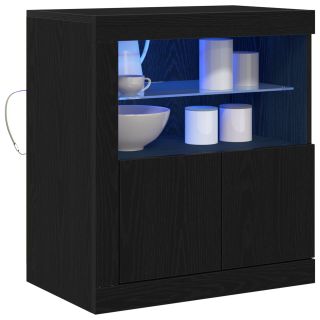 Kapp LED-valgustusega Must Tamme 60,5x37x67 cm