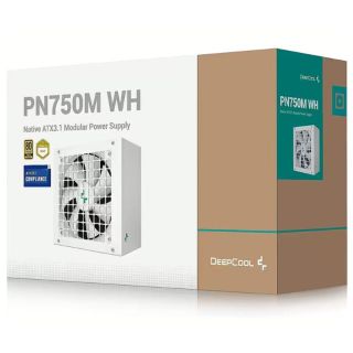 Power Supply|DEEPCOOL|PN750M|750 Watts|Efficiency 80 PLUS GOLD|PFC Active|MTBF 100000 hours|R-PN750M-FC0W-EU