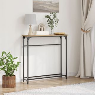 Konsoltable Artisan Oak 75x19,5x75 cm Tööstuslik Puit ja Teras