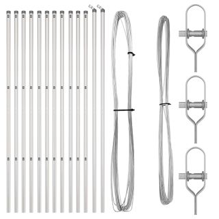 Aiapostid 13 tk Ø32 mm 150 cm Galvaniseeritud teras