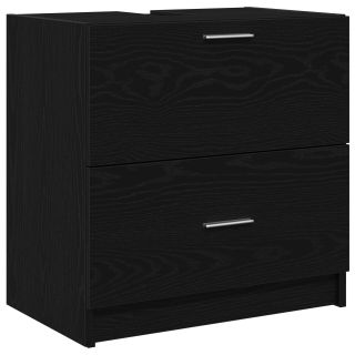 valamu kapp must tamm 59x37x59 cm töödeldud puit