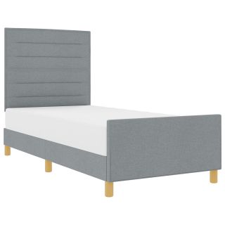 Voodi Raam Helehall 90x190 cm Kanga
