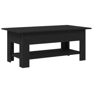 Must Türnpuu Kohvilaud 102x55x42 cm Töödeldud Puit