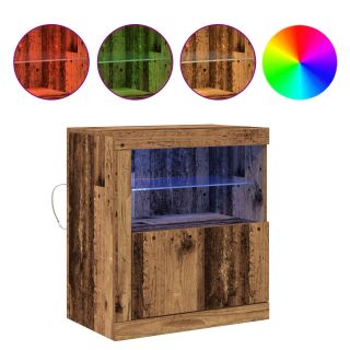 Meebel LED Valgustega Vanast Puidust 60,5x37x67 cm