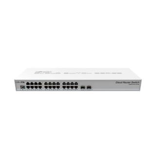 Switch|MIKROTIK|24x10Base-T / 100Base-TX / 1000Base-T|2xSFP+|CRS326-24G-2S+RM