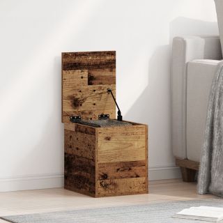 Ladustamisbox Kaas Vanad Puit 30x35x35 cm Töödeldud Puit