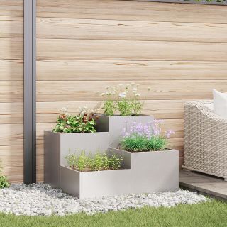Aedadekt 80x80x60 cm Roostevaba teras