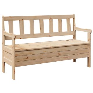 Välibank 119x76x44 cm Tugev Männipuit