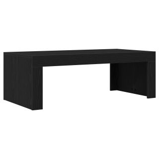 Kohvilaud Must Tamm 102x50x35 cm Tehispuust