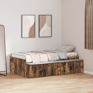 Ladustamisvoodi Raam Suitsutatud Tamme 75x190 cm