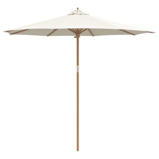 Kreemjas valge aia kattevari 270x260 cm Bambus