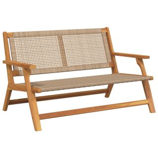 Aed Benk Beež 122x76x73.5 cm Tahke Puit Akaatsiapuit