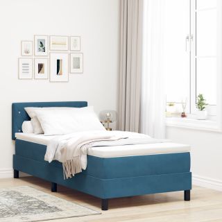 Kasti Vedruvoodi Mattresses Tumepunane 90x200 cm Samet