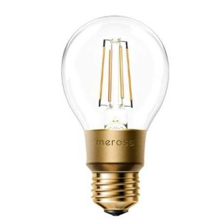 Smart Light Bulb|MEROSS|Power consumption 6 Watts|2700 K|Beam angle 180 degrees|MSL100HK(EU)
