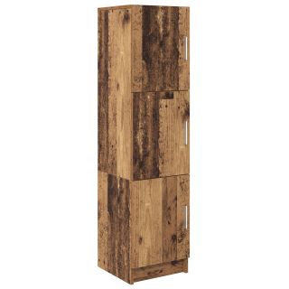 Pruun Sideboard Vana puit Puitvineer Kompaktne Pruun sideboard