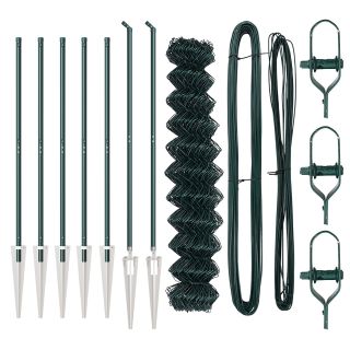 Ahel-linki aed 7 Kinnituskruviga 1.2x10 m Galvaniseeritud teras