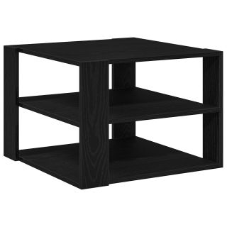 Kohvilaud Must Tamme 59,5x59,5x40 cm Töödeldud Puit