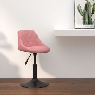 Baaritool Roosa 46x44x(62,5-77,5) cm Veluur