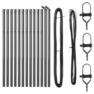 Aiapostid 13 tk Hall Ø32 mm 120 cm Galvaniseeritud Teras