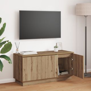 Teleri kapp Käsitööline tamm 100x38x49 cm Tehispuit